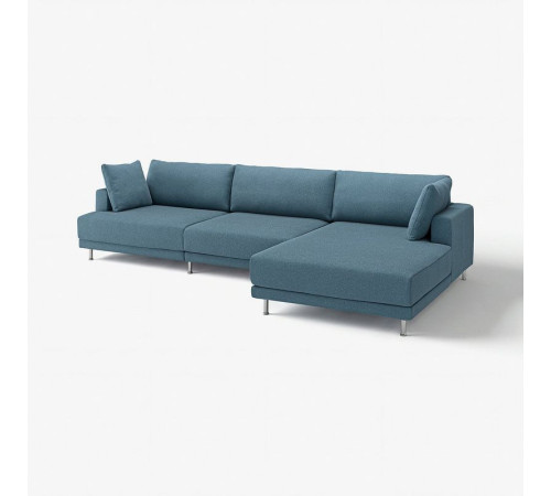 4,5 osobowa sofa modułowa, z szezlongiem, prawy/Axvall ciemny szaroniebieski UPPÅKRA 796.130.49
