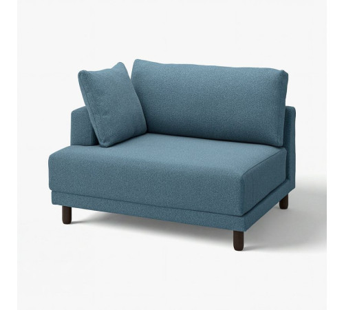 Moduł 1,5-osobowy, z podłokietnikiem lewy/Axvall ciemny szaroniebieski UPPÅKRA 796.139.97