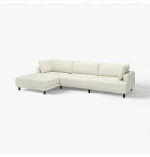 4,5 osobowa sofa modułowa, z szezlongiem, lewy/Axvall kremowy UPPÅKRA 796.140.82