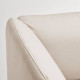 Sofa modułowa, 2-osobowa, Vissle/beżowy drewno LILLEHEM 894.712.85