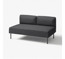 Moduł 2-osobowy, Gunnared/ciemnoszary metal LILLEHEM 895.360.03