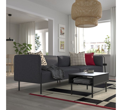 4-osobowa sofa modułowa, Gunnared/ciemnoszary metal LILLEHEM 895.360.36