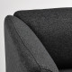 4-os sofa moduł ze stolik bocznym, Gunnared ciemnoszary/drewno LILLEHEM 895.697.53