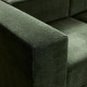 Sofa modułowa, 2-osobowa, Johanneshov ciemnozielony JÄTTEBO 896.082.69