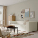 Sofa modułowa, 3-osobowa, Axvall kremowy JÄTTEBO 896.083.30