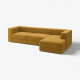 4-osob sofa modułowa z szezlongiem, prawy/Samsala żółtobrązowy JÄTTEBO 896.083.49