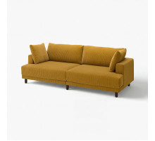 Sofa modułowa, 3-osobowa, Samsala żółtobrązowy UPPÅKRA 896.140.53