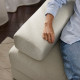 Sofa modułowa, 2-osobowa, z zagłówkiem/Axvall kremowy JÄTTEBO 896.211.81