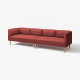 4-osobowa sofa modułowa, Gunnared/brązowoczerwony drewno LILLEHEM 995.360.31