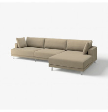 4,5 osobowa sofa modułowa, z szezlongiem, prawy/Johanneshov brązowobeżowy UPPÅKRA 996.126.90