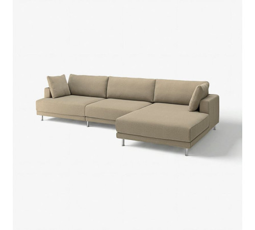 4,5 osobowa sofa modułowa, z szezlongiem, prawy/Johanneshov brązowobeżowy UPPÅKRA 996.126.90