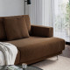 Sofa modułowa, 3-osobowa, Samsala ciemnobrązowy UPPÅKRA 996.130.10