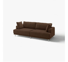 Sofa modułowa, 3-osobowa, Samsala ciemnobrązowy UPPÅKRA 996.130.10