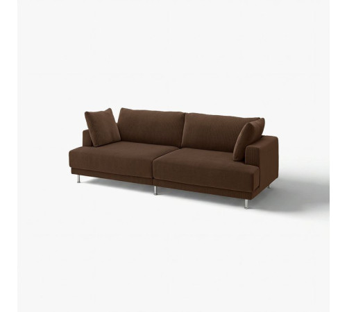 Sofa modułowa, 3-osobowa, Samsala ciemnobrązowy UPPÅKRA 996.130.10