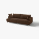 Sofa modułowa, 3-osobowa, Samsala ciemnobrązowy UPPÅKRA 996.130.10