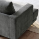 4,5 osobowa sofa modułowa, z szezlongiem, prawy/Johanneshov ciemnoszary UPPÅKRA 996.130.48