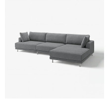 4,5 osobowa sofa modułowa, z szezlongiem, prawy/Johanneshov ciemnoszary UPPÅKRA 996.130.48