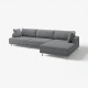 4,5 osobowa sofa modułowa, z szezlongiem, prawy/Johanneshov ciemnoszary UPPÅKRA 996.130.48