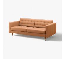 Sofa 3-osobowa, Grann/Bomstad złoto-brązowy/metal LANDSKRONA 092.702.95