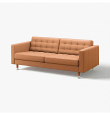 Sofa 3-osobowa, Grann/Bomstad złoto-brązowy/metal LANDSKRONA 092.702.95