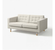 Sofa 2-osobowa, Gunnared/beżowy drewno LANDSKRONA 094.353.43