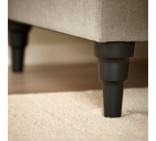 Sofa 3-osobowa, Silkeryd ciemny szarobeżowy GULLVALLA 106.185.01