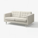 Sofa 2-osobowa, Gunnared beżowy/metal LANDSKRONA 194.353.28