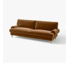Sofa 3-osobowa, Alhamn ciemny żółto-brązowy VALNÄS 196.153.29