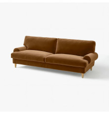 Sofa 3-osobowa, Alhamn ciemny żółto-brązowy VALNÄS 196.153.29