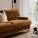 Sofa 3-osobowa, Alhamn ciemny żółto-brązowy VALNÄS 196.153.29