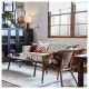 Sofa 3-osobowa, Gunnared beżowy/drewno LANDSKRONA 294.353.37