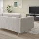 Sofa 3-osobowa, Gunnared beżowy/drewno LANDSKRONA 294.353.37
