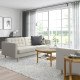 Sofa 3-osobowa, Gunnared beżowy/drewno LANDSKRONA 294.353.37