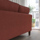 Sofa 3-osobowa, Kilanda brązowoczerwony EKHOLMA 295.355.96