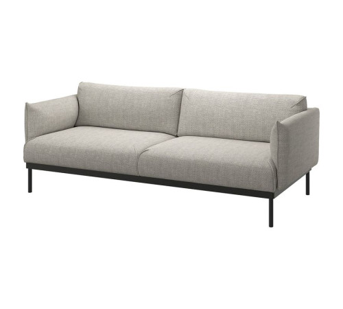 Sofa 3-osobowa, Lejde jasnoszary ÄPPLARYD 305.062.39