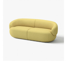 Sofa 3-osobowa, Gunnared jaskrawy zielonożółty LILLESÄTER 306.184.92