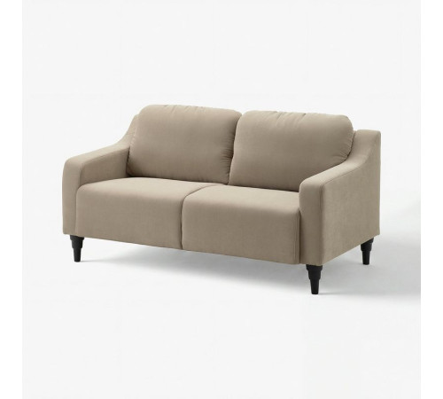 Sofa 2-osobowa, Silkeryd ciemny szarobeżowy GULLVALLA 306.185.00
