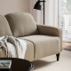 Sofa 2-osobowa, Silkeryd ciemny szarobeżowy GULLVALLA 306.185.00