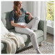 Sofa 2-osobowa, Gunnared jasnozielony/drewno LANDSKRONA 392.702.89