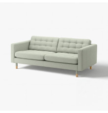 Sofa 3-osobowa, Gunnared jasnozielony/drewno LANDSKRONA 392.703.26