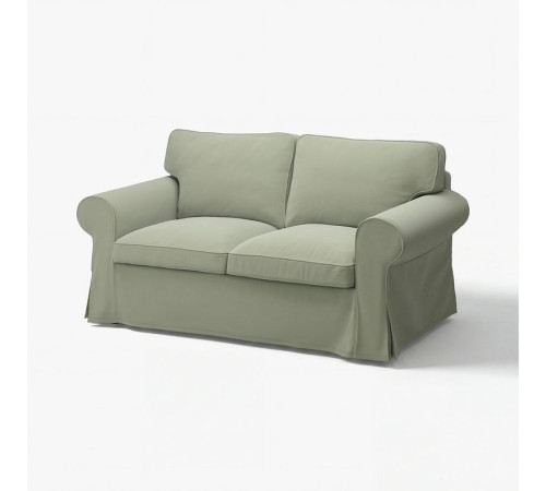 Sofa 2-osobowa, Hakebo szarozielony EKTORP 395.090.16