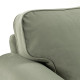 Sofa 2-osobowa, Hakebo szarozielony EKTORP 395.090.16