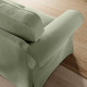 Sofa 2-osobowa, Hakebo szarozielony EKTORP 395.090.16