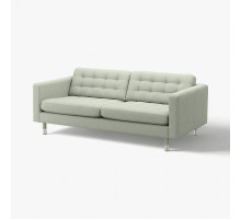Sofa 3-osobowa, Gunnared jasnozielony/metal LANDSKRONA 492.703.21