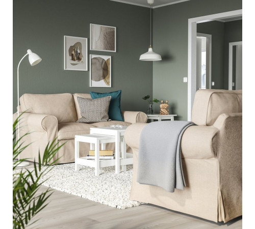 Sofa 2-osobowa, Kilanda jasnobeżowy EKTORP 495.090.25