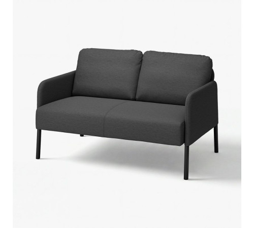 Sofa 2-osobowa, Knisa ciemnoszary GLOSTAD 504.890.12