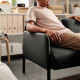 Sofa 2-osobowa, Knisa ciemnoszary GLOSTAD 504.890.12
