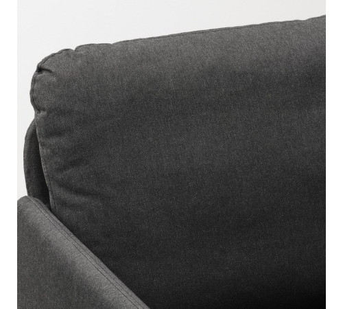 Sofa 2-osobowa, Knisa ciemnoszary GLOSTAD 504.890.12