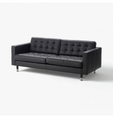 Sofa 3-osobowa, Grann/Bomstad czarny/metal LANDSKRONA 590.316.98