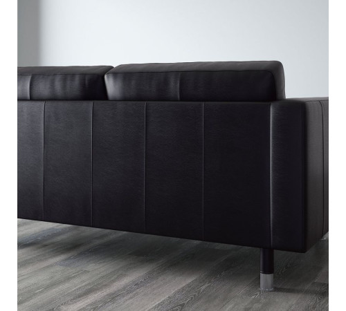 Sofa 3-osobowa, Grann/Bomstad czarny/metal LANDSKRONA 590.316.98